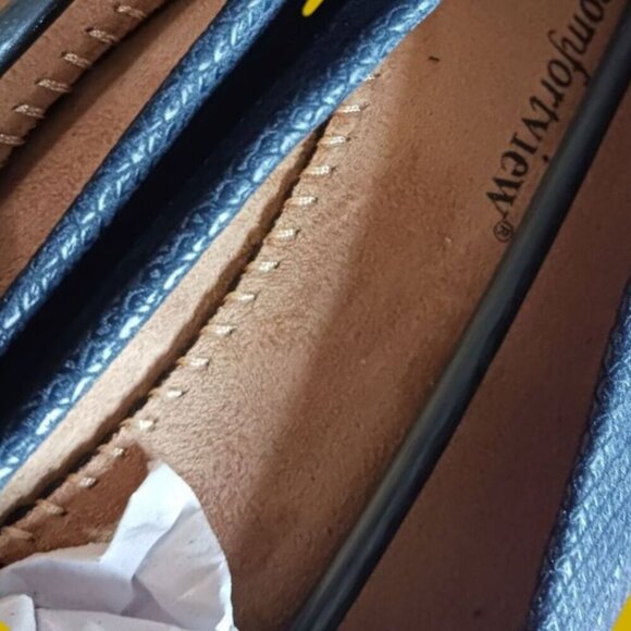 Comfortview Womens Loafers Size 10W Color Blue Navy Slip-On Shoes - Picture 8 of 13